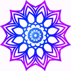 Colorful Mandala Design Template