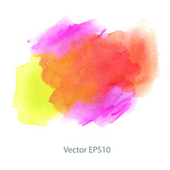 colorful watercolor background. vector background