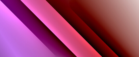 Fluid gradients with dynamic diagonal lines abstract background. Bright colors with dynamic light and shadow effects. Vector wallpaper or poster