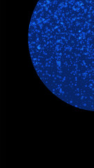 Magic stars Christmas background. Subtle flying sn