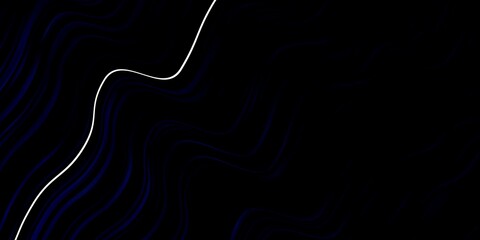 Dark BLUE vector texture with wry lines.