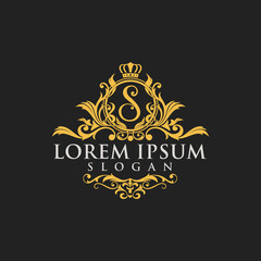 luxury logo design template vektor