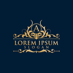luxury logo design template vektor