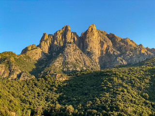 Fototapeta na wymiar Corsica France Porto Ota, Scandola Natural Reserve and Piana ravines