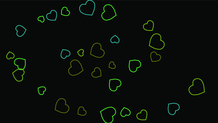 Hearts Background. Love style. Confetti texture. Romantic print.

