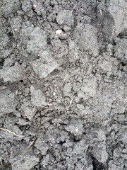 Soil, black earth, ground background
