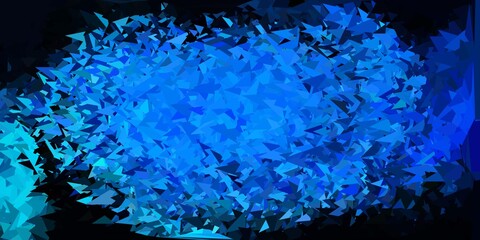 Dark pink, blue vector gradient polygon layout.