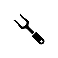 Barbecue fork icon, vector, design trendy