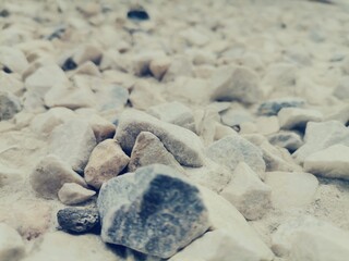 stones on the beach