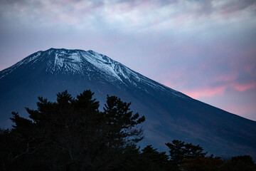 Mt. Fuji in twilight