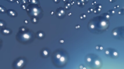 Abstract bokeh lights on gray background