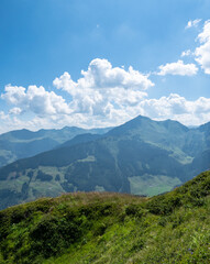 Naklejka na ściany i meble Landscape panorama in Tyrol, Austria