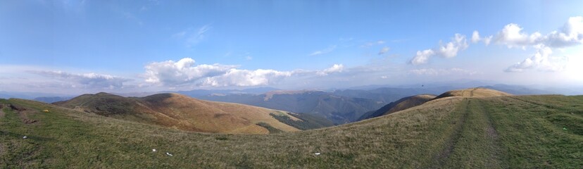 panorama of the mountains