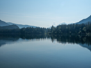 Lake Hintersee in Bavaria, Germany