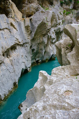 Fototapeta premium The styx cave at the gorge of the Verdon 