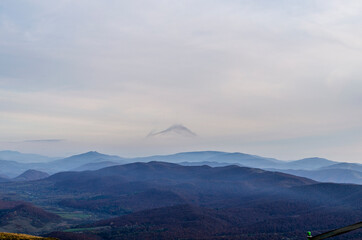Bieszczady panorama z połoniny Caryńskiej  © wedrownik52