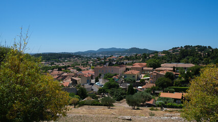 Fototapeta na wymiar traditional village in the Provence of France, French riviera