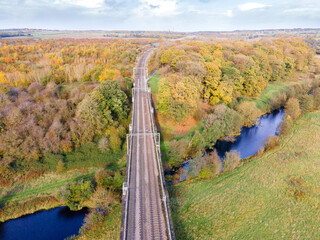 Dutton Viaduct is a railway viaduct on the West Coast Main Line where it crosses the River Weaver and the Weaver Navigation between the villages of Dutton and Acton Bridge in Cheshire, England