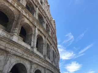 Fototapeta premium view of Colosseum in Rome, Italy