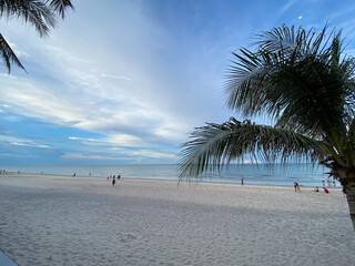 couple walking on the beach