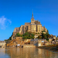 Fototapeta na wymiar Mont Saint Michel, France