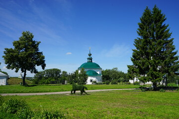 summer landscape in Suzdal. Russia