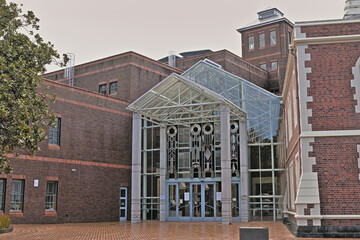 AUCKLAND, NEW ZEALAND - Aug 15, 2019: New Zealand Ministry of Justice Auckland High Court