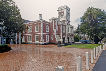 AUCKLAND, NEW ZEALAND - Aug 16, 2019: New Zealand Ministry of Justice Auckland High Court
