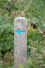 Trekking Arrow Sign; Loredo; Santander
