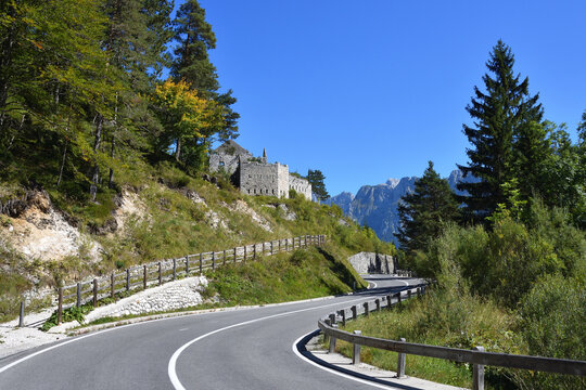Auf dem Predilpass in Slowenien	