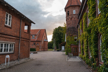 old stone house as school in Denmark