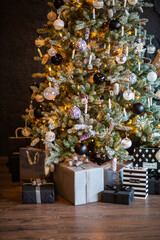 festive christmas and new year decorations	