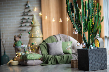 festive christmas and new year decorations	