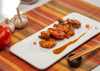 Prawn Rendang Indoneisa Food