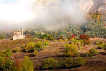 Old towers og Ingushetia, Russia