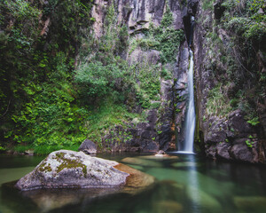 Portuguese waterfall at National Park
