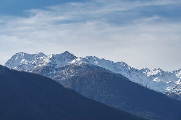 Valtellina valley mountains, Lombardy region, northern Italy