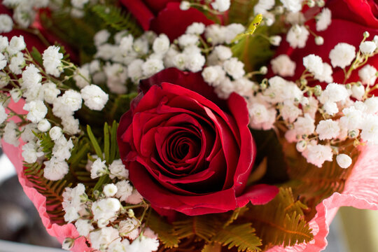 Bouquet De Rosas Rojas Para San Valentín.