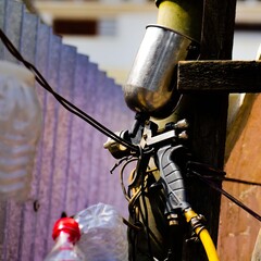 Car washing machin in hanging