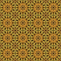 vintage seamless pattern with flowers 