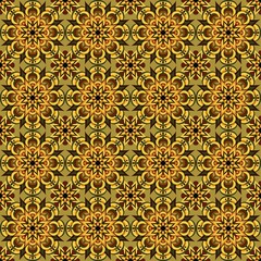 vintage seamless pattern with flowers 