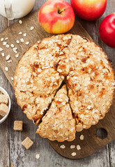  Oat cake with apple