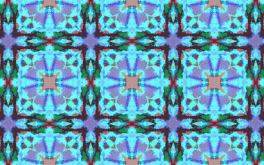 Watercolor Tile Print. 