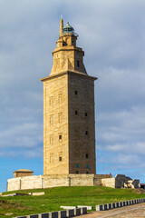 Obraz premium Herkules Leuchtturm, UNESCO-Weltkulturerbe - Torre de Hércules