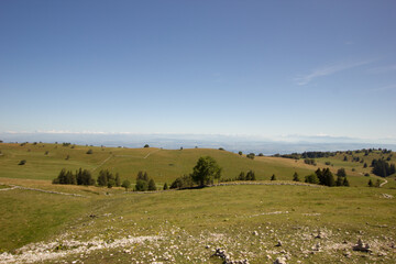 On the top of the Creux du Van