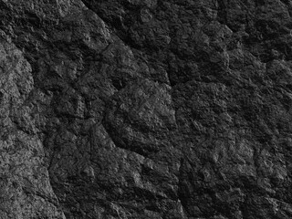 3d illustration, Texture of rough black stone