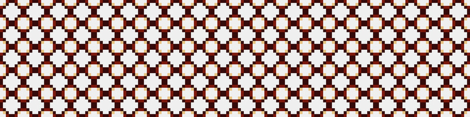 Abstract Cross Pattern Dots Logo generative computational art illustration