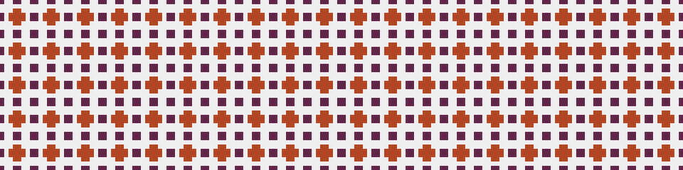 Abstract Cross Pattern Dots Logo generative computational art illustration