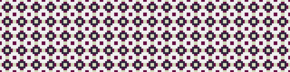 Abstract Cross Pattern Dots Logo generative computational art illustration