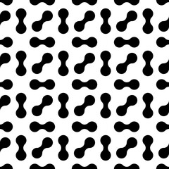 Fototapeta na wymiar Simple shapes seamless pattern. Geometrical print. Modern ornament. Figures wallpaper. Geometric background. Vector illustration. Contemporary backdrop. Digital paper, textile print, abstract image.